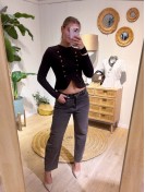 Chaqueta Punto Marrón